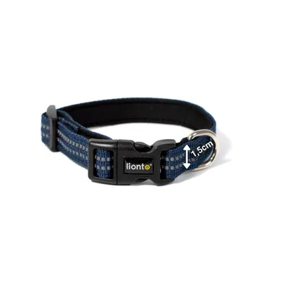 lionto Katzenhalsband reflektierend aus Nylon mit Neoprenpolsterung lionto Katzenhalsband reflektierend aus Nylon mit Neoprenpolsterung