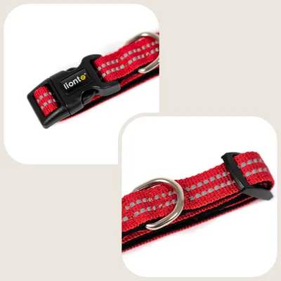 lionto Katzenhalsband reflektierend aus Nylon mit Neoprenpolsterung lionto Katzenhalsband reflektierend aus Nylon mit Neoprenpolsterung