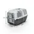 lionto Katzentransportbox aus Kunststoff mit Tragegriff lionto Katzentransportbox aus Kunststoff mit Tragegriff