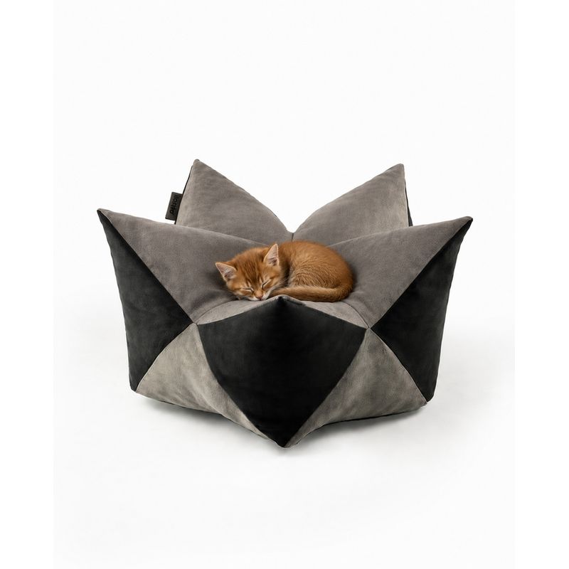 lionto Sternenkissen für Katzen mit weicher PP-Cotton-Füllung
