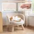 GIANTEX Erhöhtes Tierbett Kiefer, Belastbar Bis 30Kg 42×42×33cm GIANTEX Erhöhtes Tierbett Kiefer, Belastbar Bis 30Kg 42×42×33cm