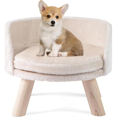 GIANTEX Canapé Surélevé Animal Pin, Charge 30Kg 42×42×33cm
