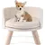 GIANTEX Erhöhtes Tierbett Kiefer, Belastbar Bis 30Kg 42×42×33cm GIANTEX Erhöhtes Tierbett Kiefer, Belastbar Bis 30Kg 42×42×33cm