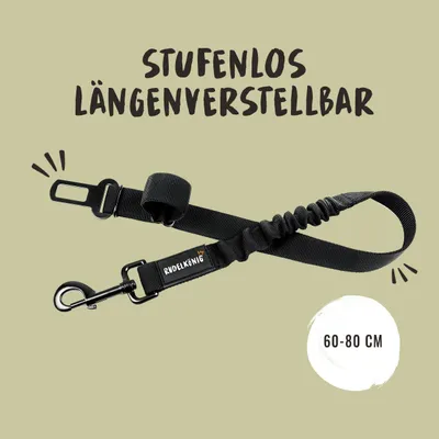 Rudelkönig Ceinture de sécurité pour chiens voiture Rudelkönig Ceinture de sécurité pour chiens voiture