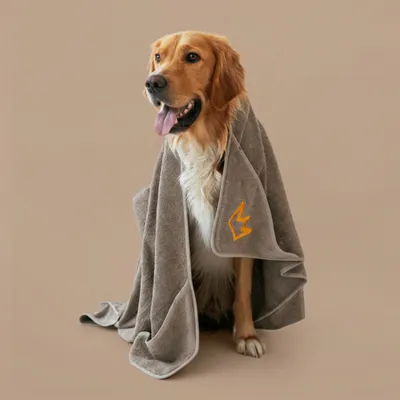 Rudelkönig Serviette premium pour chien en coton