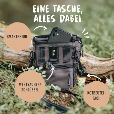 Rudelkönig Gassitasche Leckerlibeutel für Hundetraining