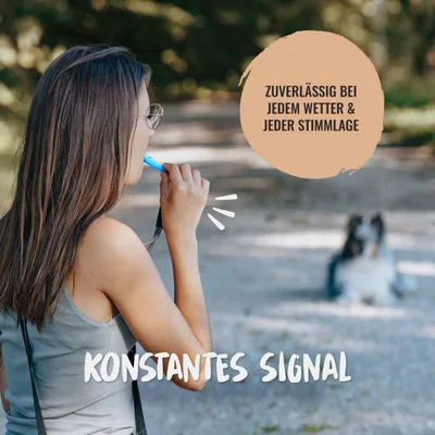 Rudelkönig Hundepfeife für Rückruf & Hundetraining