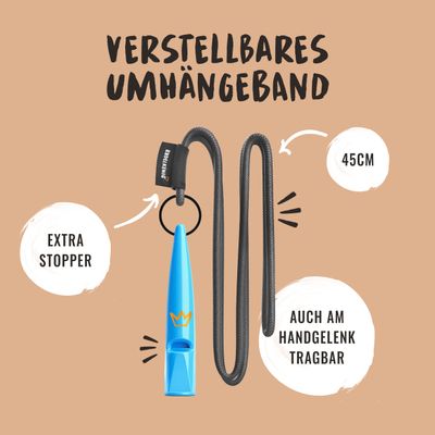 Rudelkönig Hundepfeife für Rückruf & Hundetraining