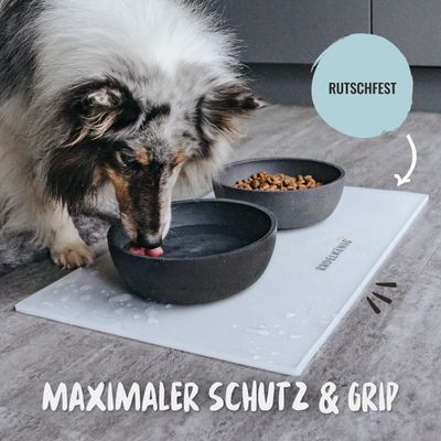 Rudelkönig Napfunterlage aus Silikon rutschfest Futtermatte