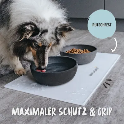 Rudelkönig Napfunterlage aus Silikon rutschfest Futtermatte Rudelkönig Napfunterlage aus Silikon rutschfest Futtermatte