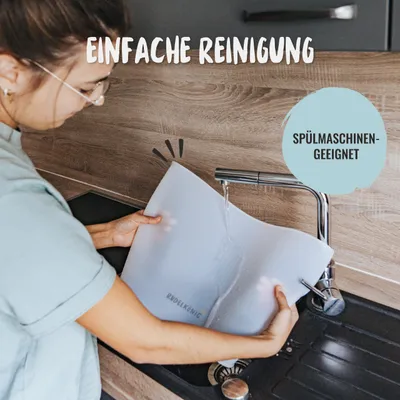 Rudelkönig Napfunterlage aus Silikon rutschfest Futtermatte Rudelkönig Napfunterlage aus Silikon rutschfest Futtermatte