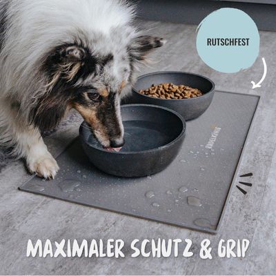 Rudelkönig Napfunterlage aus Silikon rutschfest Futtermatte