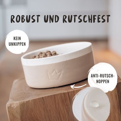 Rudelkönig Keramiknapf für Hunde 900 ml BPA-frei