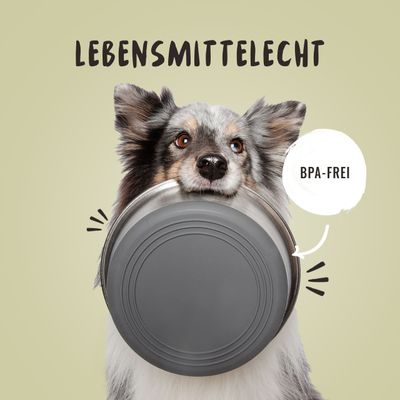 Rudelkönig Edelstahl 2er Set Hundenapf BPA-frei rutschfest
