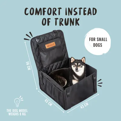 Rudelkönig Siège auto pour chiens rembourré Rudelkönig Siège auto pour chiens rembourré