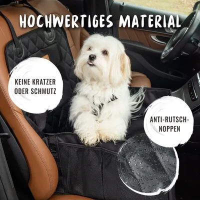 Rudelkönig Hunde Autositz wasserfest & sicher Hundesitz
