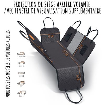 Rudelkönig Couverture siège arrière pour chiens