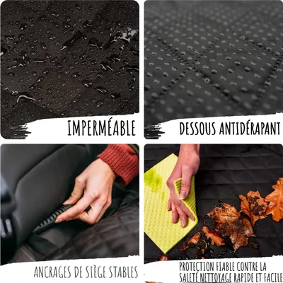 Rudelkönig Couverture siège arrière pour chiens Rudelkönig Couverture siège arrière pour chiens