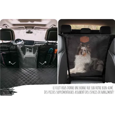 Rudelkönig Couverture siège arrière pour chiens Rudelkönig Couverture siège arrière pour chiens
