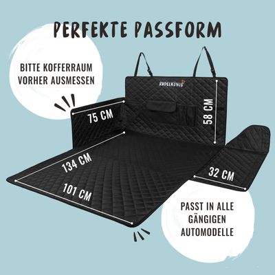 Rudelkönig Kofferraumschutz für Hunde wasserfest