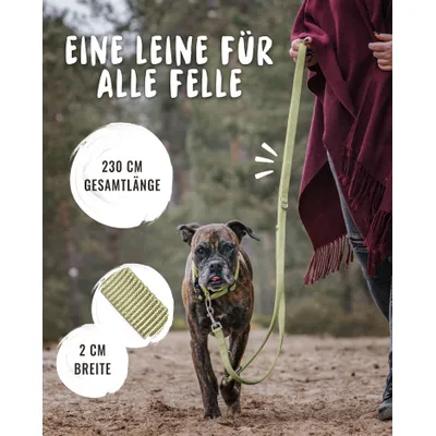 Rudelkönig Laisse pour chien Frida réglable Rudelkönig Laisse pour chien Frida réglable
