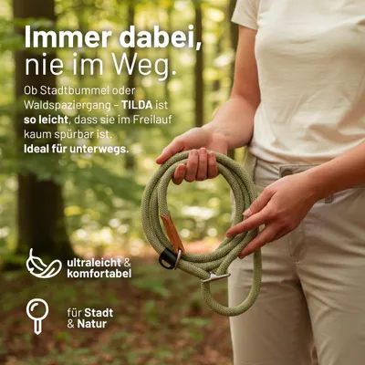 Rudelkönig Retrieverleine Tilda mit Zugstopp Rudelkönig Retrieverleine Tilda mit Zugstopp