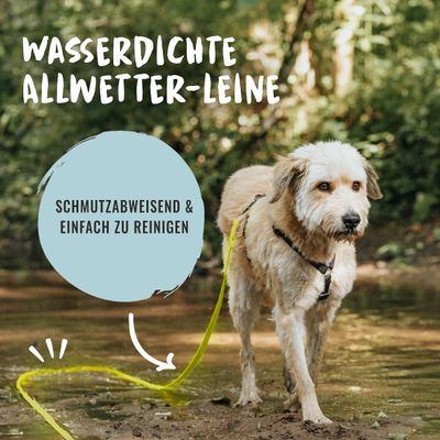 Rudelkönig Schleppleine wasserfest für Hundetraining und Freilauf