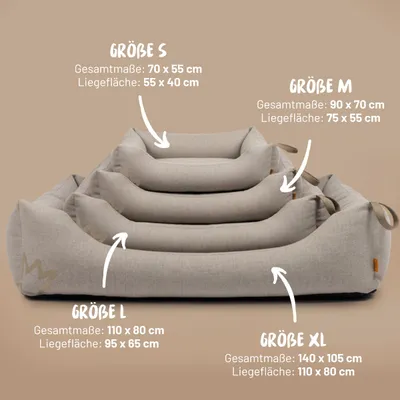 Rudelkönig Panier orthopédique Koye en mousse mémoire Rudelkönig Panier orthopédique Koye en mousse mémoire