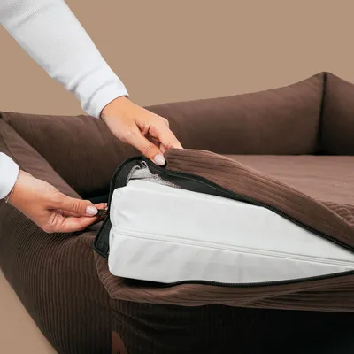 Rudelkönig Panier orthopédique Koye en mousse mémoire Rudelkönig Panier orthopédique Koye en mousse mémoire
