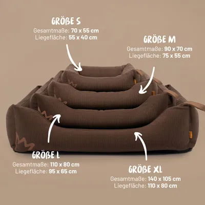 Rudelkönig Panier orthopédique Koye en mousse mémoire Rudelkönig Panier orthopédique Koye en mousse mémoire