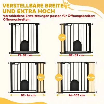 PawHut Türschutzgitter PawHut Türschutzgitter