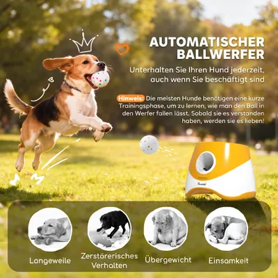 PawHut Automatischer Ballwerfer PawHut Automatischer Ballwerfer