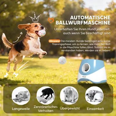 PawHut Automatischer Ballwerfer PawHut Automatischer Ballwerfer