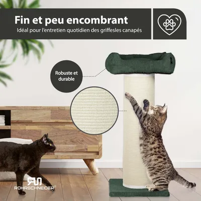 Arbre à chat en velours côtelé XL
