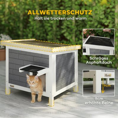 PawHut Katzenhaus