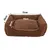 lionto lit pour chat en peluche avec housse lavable et entrée basse lionto lit pour chat en peluche avec housse lavable et entrée basse