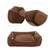 lionto lit pour chat en peluche avec housse lavable et entrée basse lionto lit pour chat en peluche avec housse lavable et entrée basse