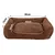 lionto lit pour chat en peluche avec housse lavable et entrée basse lionto lit pour chat en peluche avec housse lavable et entrée basse