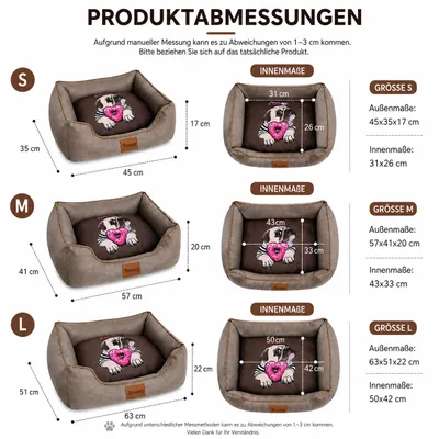 Yommy – Hundebett – Sommerleinen