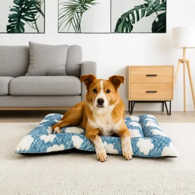 Yommy Haustierbett, Wolkendesign