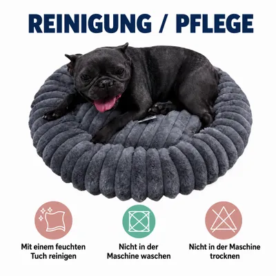 Yommy Kuschelbett Rund aus Plüsch Yommy Kuschelbett Rund aus Plüsch