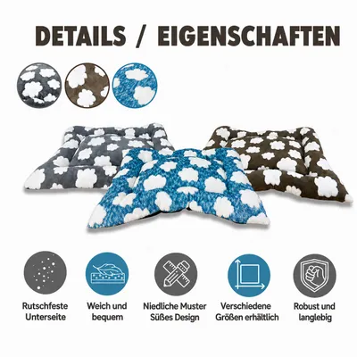 Yommy Haustierbett, Wolkendesign