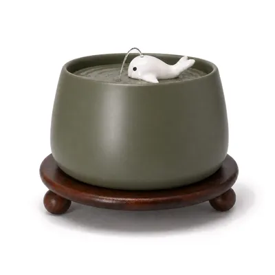 COSYFUR Fontaine à Eau Chat Céramique 1,8 L - Pompe Silencieuse 25 dB COSYFUR Fontaine à Eau Chat Céramique 1,8 L - Pompe Silencieuse 25 dB