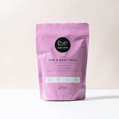 Fur Love Poudre de bain apaisante pour pattes irritées