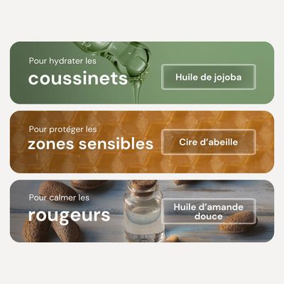Baume hydratant zones sèches pour chien