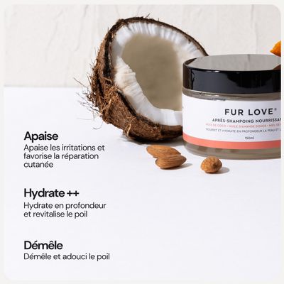 Fur Love Après-shampoing ultra hydratant pour chien