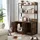 Meuble; Marron; 2 portes