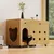Zatte Katzentoiletten-Schrank geruchsisoliert, Ablassplatte 100x45x66 Zatte Katzentoiletten-Schrank geruchsisoliert, Ablassplatte 100x45x66