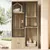 Zatte Villa chat verre 4 niv. hiver, griffoir 90x50x160 cm Zatte Villa chat verre 4 niv. hiver, griffoir 90x50x160 cm