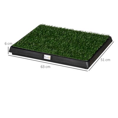 Zatte Toilette chien herbe synth. balcon/appart. 63x51x6 cm